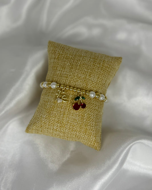 Cherry bracelet