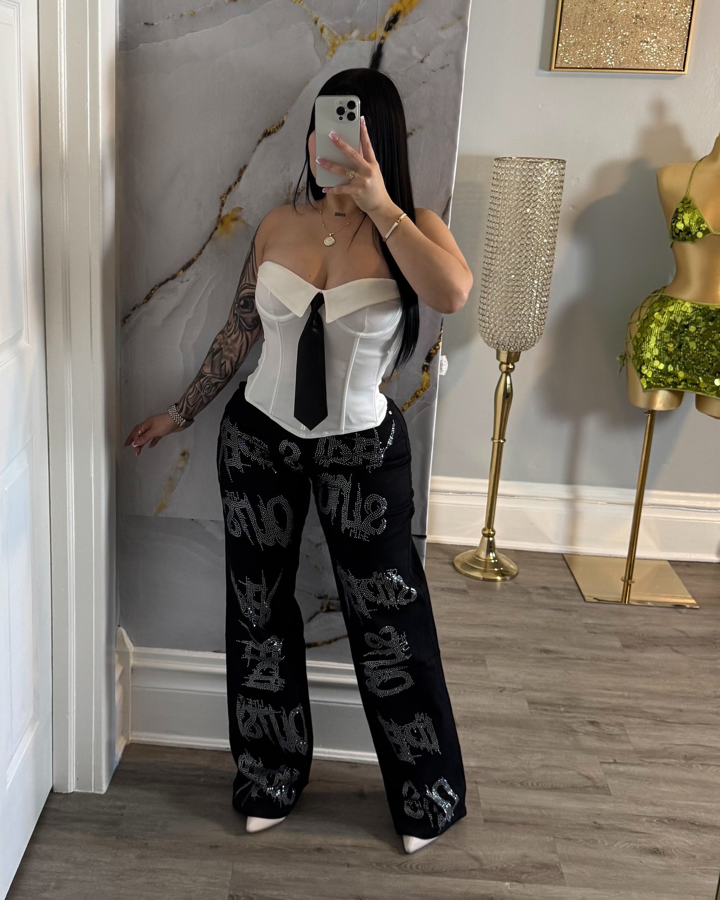 Grabbing attention pants