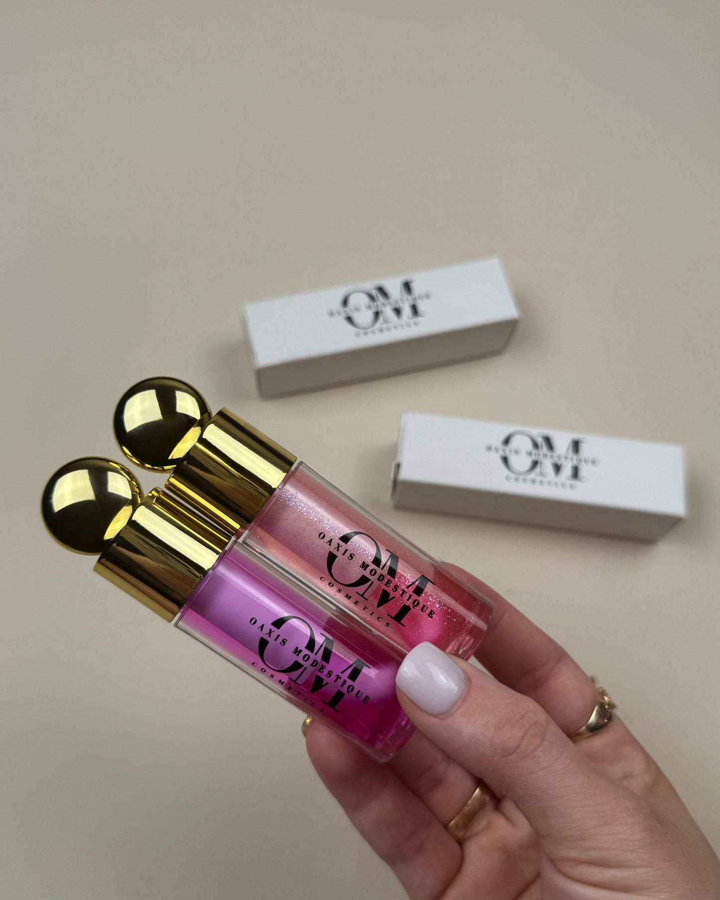 Violet lip oil tint