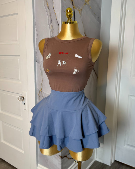 Brown dtmf top