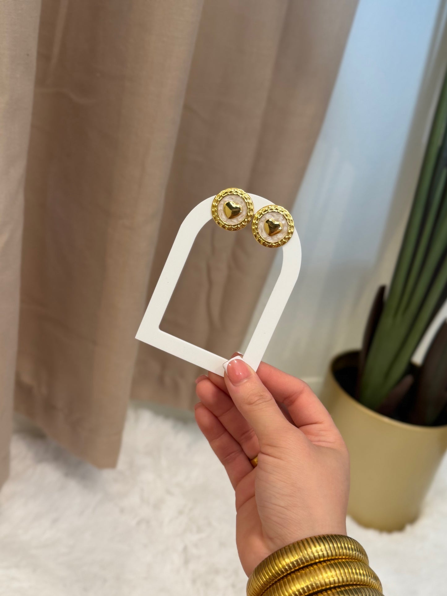 Heart earrings