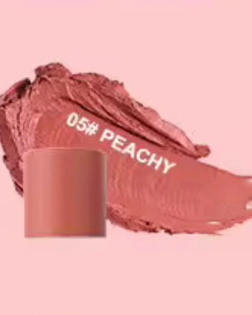 Peachy blush stick & brush