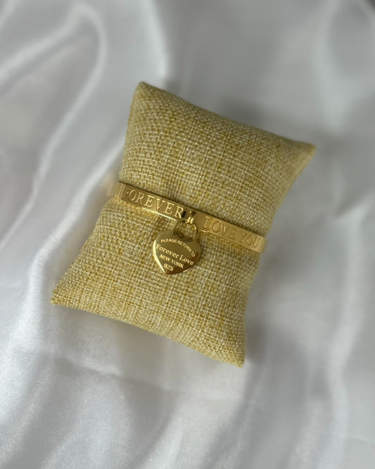 Forever love bangle