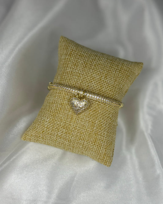 Heart bangle