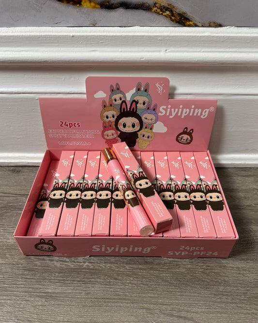 Labubu mini perfume (pink Yara)