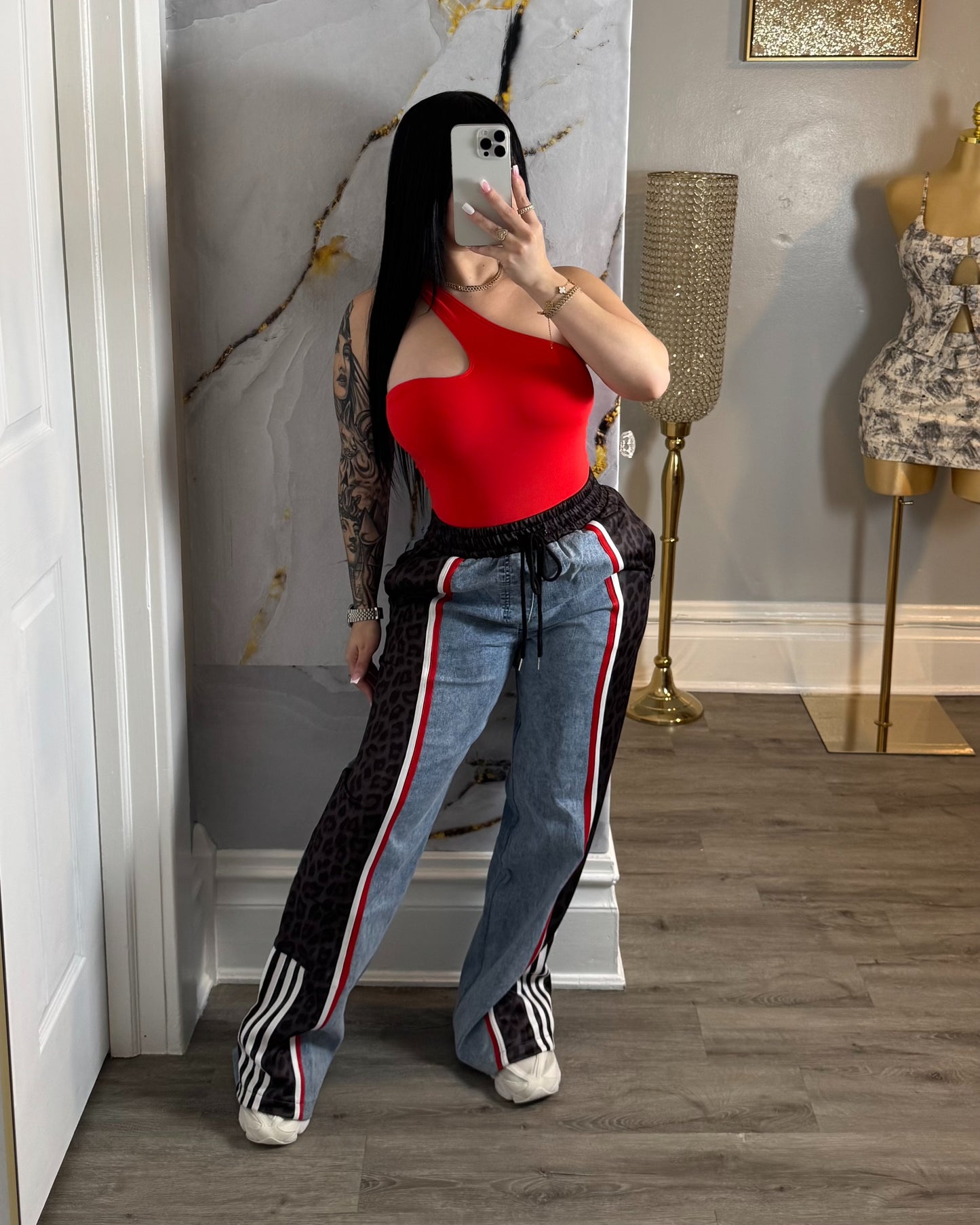 Best print denim pants