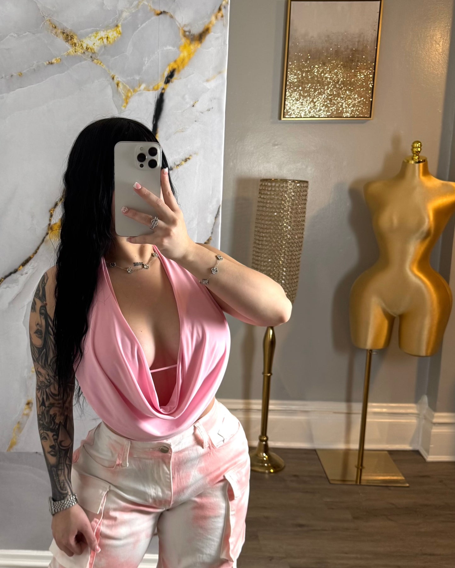 Pink perfect top