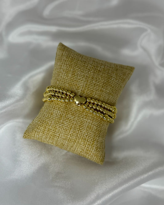 3 in 1 heart bracelet