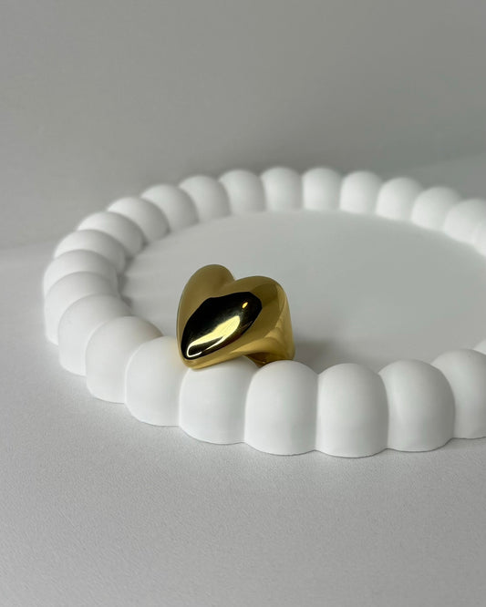 Big heart ring