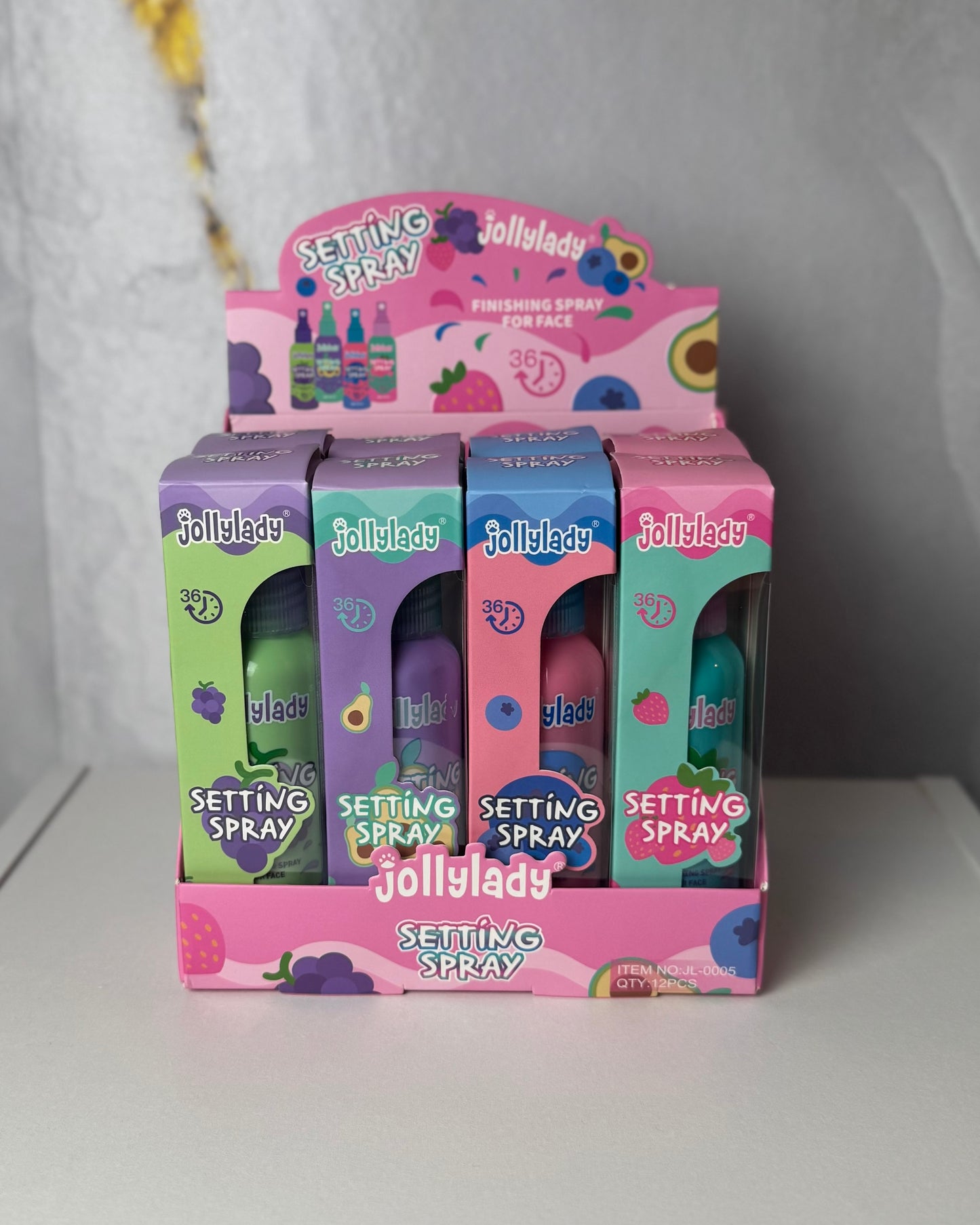 Fruity setting spray