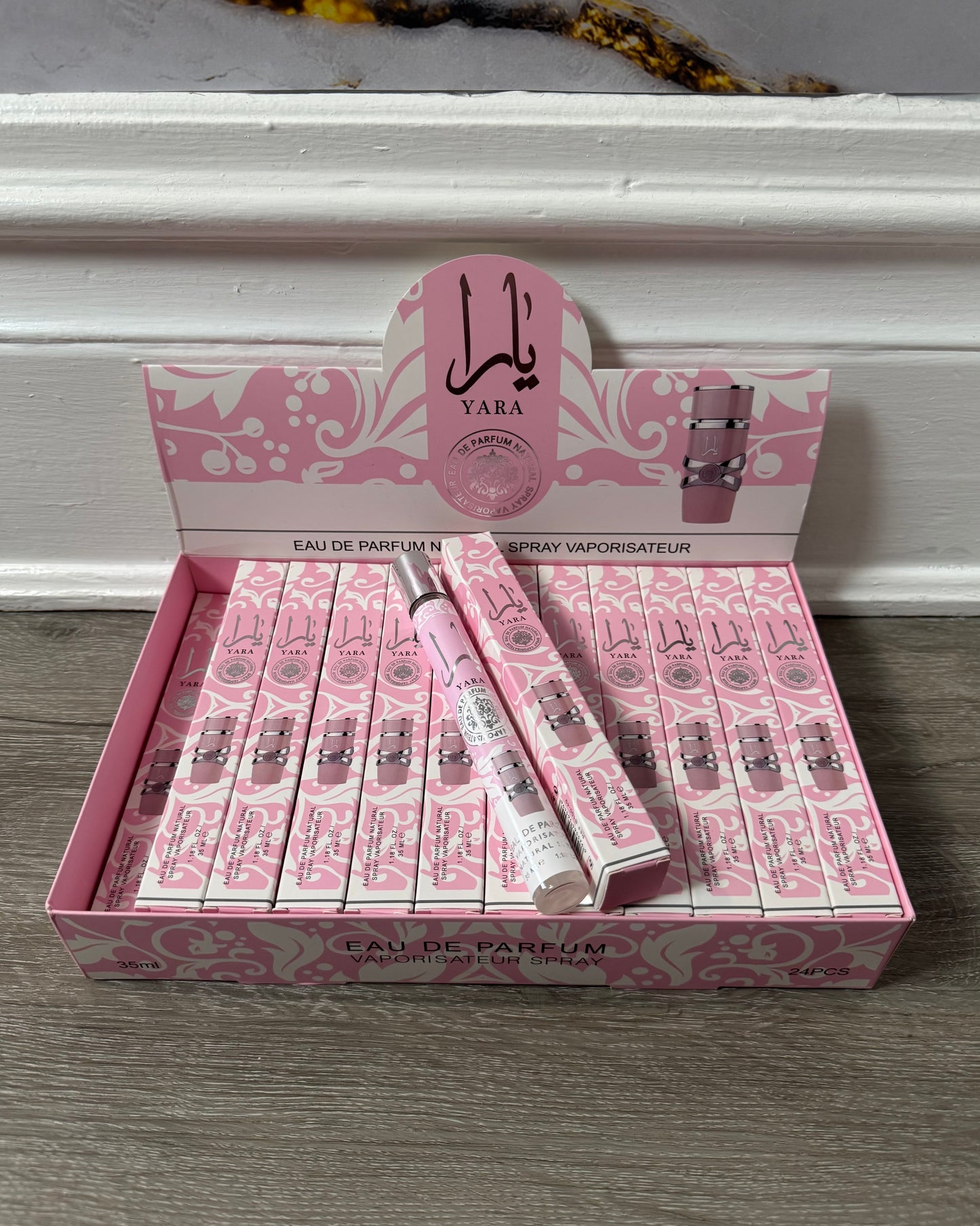 Pink Yara mini perfume