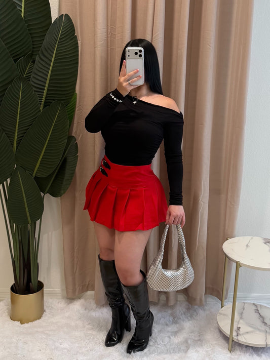 Red obsession skirt